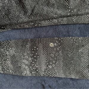 Lululemon Athletica Black and White Patterned Leggings